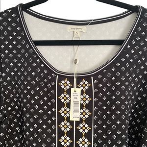 NWT xL women dress black